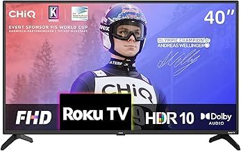 ROKU TV L40G5NK, 40 Inch Smart TV, FHD, HDR10, Dolby Audio, Mobile Control, Voice Assistant, BBC, Disney+, 2.4&5G WiFi, USB 2.0, 2023
