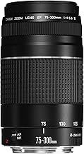 Canon EF 75-300mm f/4.0-5.6 III Filter Size 58mm Zoom Lens (Not USM)
