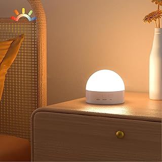Kintion LED Night Light, USB Rechargeable Night Light for Adults, Dimmable 8 Colors with RGB Mode, Portable Nursery Night Lamp for Baby, Small Bedside Lamp for Bedroom, 1 Pack