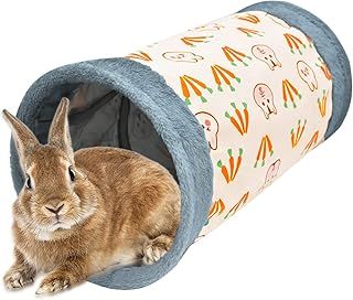 Rabbit Guinea-Pig Tunnels-Hideout Toys - Bunny Cat Tube Small Animal Activity Tunnels Hideaway Bed Accessoies for Dwarf Rabbits Guinea Pigs Kitty