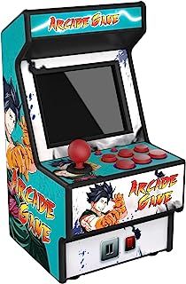 Mini Arcade Machine, Handheld Games Console with 156 Classical Games, 2.8” Full Colour Screen, Rechargeable Battery Mini Retro Game Player Support for Connecting TV, Present for Kids and Adult