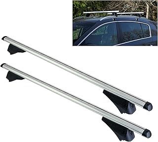 Locking Car Roof Rack/Cross Bars for Low Profile Flush Rails (120cm)