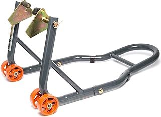 Motorcycle Paddock Front Stand Heavy Duty Grey Orange