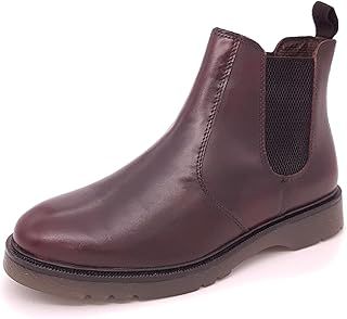 Naseby Mens Leather Pull On Dealer Chelsea Boots