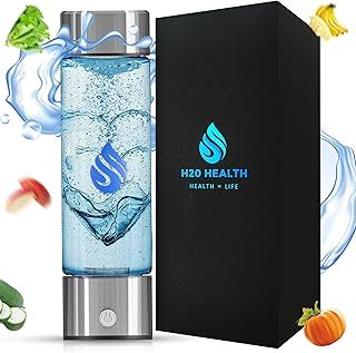 550ML (CE,FCC,LFGB certified) Water Purifier SPE and PEM Water Ionizer Hydrogen Water Bottle Technology, Filtered Water - Perfect Water Purifier Bottle or Convenient Filtered Water Bottle