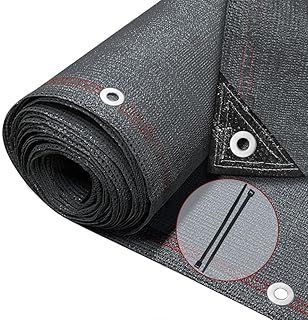 VOUNOT® Privacy Netting 1.5×10m Garden Screening 230 g/m² HDPE Shading Net, 95% Shading Rate UV-resistant, Tear-Resistant Windbreak Fencing with Holes and Cable Ties, Anthracite