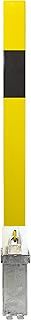Yellow Removable Parking & Security Post, Heavy Duty, Easy to Install