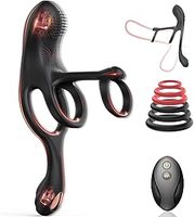 Sex Toys Adult Vibrator for Couples - Male Cock Ring Toys4mens UK with 10 Vibration Modes,Remote Control Penis Erection Vibrators Toy for Men & Women Pleasure,Sexual Stimulation Device for G Spot