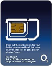 OneCall O2 Prepaid 30 Day Unlimited Data SIM - 4G/5G, 25GB EU Roaming