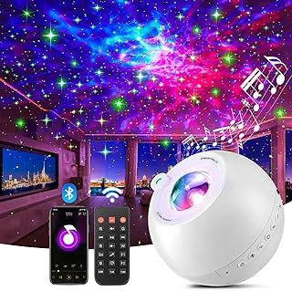 Star Projector, 【105 Effects+Dimmable】 Galaxy Projector Light for Bedroom, 【15 White Noises+Bluetooth】 Galaxy Light, 【Remote+Timer】 Sensory Lights