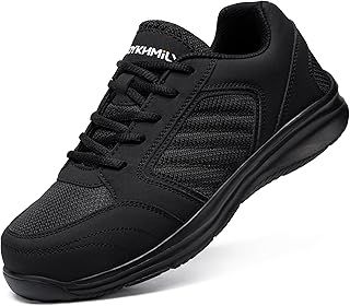 Safety Trainers Mens Steel Toe Cap Trainers Light Weight Anti Smashing Breathable Puncture Proof Comfortable Fashion Safety Shoes Work Trainers