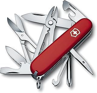 Victorinox Deluxe Tinker Swiss Army Pocket Knife, Medium, Multi Tool, 17 Functions, Screwdriver, Scissors