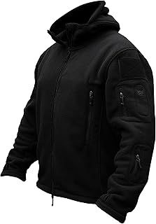 TACVASEN Windproof Men's Military Fleece Combat Jacket Tactical Hoodies
