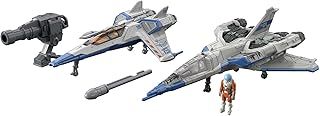 Buzz Lightyear Disney Spaceship Vehicle 2-Pack, Hyperspeed Series XL-01 and XL-15 Space Jets (7 Inch) and Mini-Figure [Amazon Exclusive], 4 Years and up
