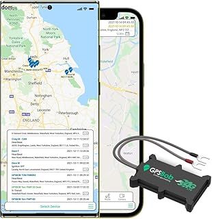 5 Year 4G 12/24v Wired GPS Tracker, All Inclusive, No Monthly Fees, No Subscriptions, Cost-Effective, 5 Years Service Included, Car, Van, Truck, Caravan, Motorhome Tracker, Plug and Play