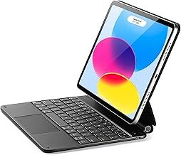 ESR iPad 11th(A16, 2025)/10th Gen Case with Keyboard, Magic Keyboard for iPad 10.9", Case with Floating Cantilever Stand, Springy Backlit Keys, Multi-Touch Trackpad, Black