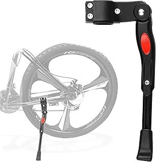 ZENO Bike Kickstand | Height Adjustable Bike Kick Stand | Suitable for Mountain Bike, Road Bike, Kids Bike & Foldable Bike | Compatible for Bicycle With Wheel Diameter of 22-27 Inches
