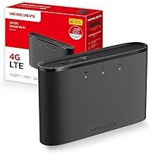 MERCUSYS MT110 Mifi Portable WiFi 4G Router - 4G LTE 150 Mbps, 2200mAh Battery for 10 Hours, Plug & Play Mobile WiFi Router