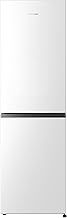 Hisense RB327N4BWE 55cm Freestanding 50/50 Fridge Freezer - 256 litre capacity - Total No Frost -LED Light - Reversible door - Silver - E Rated, H182.4 x W55 x D56.2 (cm)