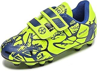 Kids Football Boots Astro Turf Trainers Boys Girls Non-Slip Soccer Training Shoes for Outdoor
