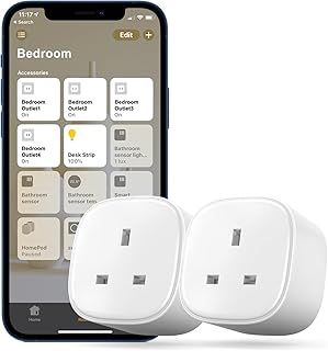 Meross Smart Plug Works with Apple HomeKit Meross WiFi Plug Compatible with Alexa Siri and Google Home Wireless Remote Control Timer Switch, 2 Pack