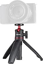 ULANZI MT-08 Compact Travel Tripod - Portable Mini With 1/4 Inch Screw - Compatible With Sony ZV1/RX100 VII/RX1R II, Canon G7X Mark, Fujifilm X100V, Leica Q2