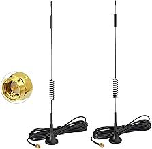 4G LTE Antenna SMA Aerial 7dBi Magnetic Base MIMO Antenna (2-Pack) for Vodafone O2 Three EE Huawei Netgear TP-Link 4G LTE Router Gateway Modem Hotspot Wireless Router Hub