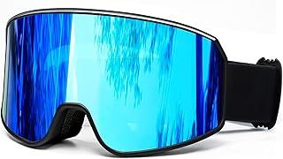 SPOSUNE Ski Goggles Over Glasses with Dual lens | Anti-fog Anti-UV Snow Goggles for Men Women Youth Skiing Snowmobile…