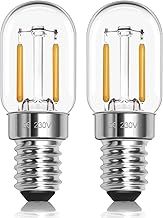 E14 Led Fridge Light Bulb Cool White 6000K, Can Replace 10W-15W Halogen, T22 Pygmy Bulb Led SES Refrigerator Bulb 230V, for Fridge Bulbs, Sewing Machine Bulbs, Cooker Hood，Night Light，2 Pack