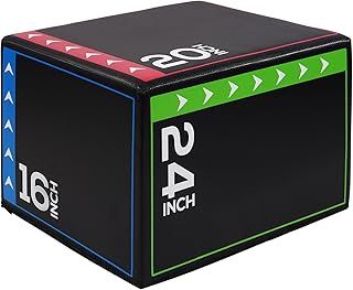 BalanceFrom Unisex's Jumping Box, Black, Size: 20 x 24 x 30 inches