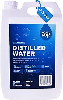 Ultra Pure Distilled water 5.2L for CPAP machine, plants, steam irons, Distilled cleaning. (UK Company).