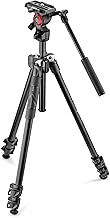 Manfrotto MK290LTA3-V, Kit 290 Light with Video Fluid Head, Aluminium, for DSLR, Compact System Camera, Mirrorless, Video, Videography, Black