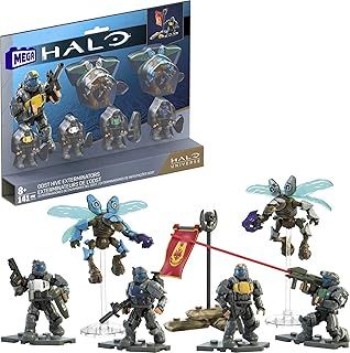 Mega Halo ODST Hive Exterminators Universe Building Set, Ages 8+ 141 Pieces,(HHC37),Small