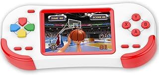 Bornkid 16 Bit Handheld Games Consoles for Kids and Adults with Built in 220 HD Classic Retro Video Games 3.0'' Large Screen Senior Electronic Handheld Game Player Children Birthday Gift (Red)