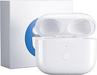 Wireless Charging Case Replacement Compatible with AirPods Pro 1 and 2 Gen, Airpods Pro Case with Bluetooth Button for Pairing, 660 mAh Airpod Pro 2 Case Replacement