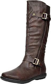 DREAM PAIRS Women's Trace Faux Fur-Lined Knee High Winter Boots