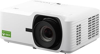 ViewSonic LX700-4K 4K Laser Projector for Home Cinema, Gaming Projector Designed for Xbox, 240hz, 4.2ms, 300" Screen, 3500 Lumens, HDR, Auto Keystone Corection, HDMI/USB