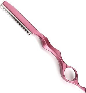 Hair Razor for Cutting Hair | Hair Thinning Comb | Razor Comb for Cutting Hair | Barber Razor | Hairdressing Razor | Feather Razor for Women (Pink)