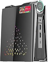 S3A Mini Gaming PC, AMD Ryzen 9 6900HX (8C/16T, up to 4,9 GHz), 16GB DDR5 4800MHz 512GB NVME PCIe3.0 SSD,AMD Radeon Graphics(Radeon 680M), Mini Desktop pc with 3-Mode Adjustment|WIFI6