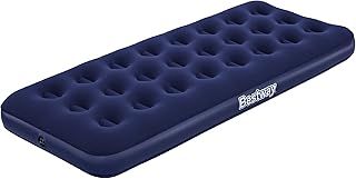 Bestway Single Size Air Bed Inflatable Outdoor, Indoor Airbed for Camping, Air Mattress, Blue