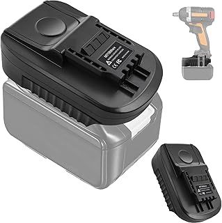 for Dewalt & for Milwaukee to for Bosch 12V Battery Adapter, Fit for Dewalt 18v-20v & for Milwaukee 18v M18 Lithium Batteries, Work for Bosch 12V Series cordless Tool