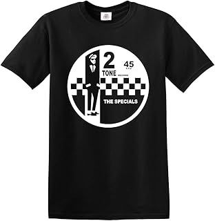 2 Tone Records The Specials Retro Music Men's T-Shirt Northern Soul Reggaes Top