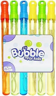 Ram® 6 x Giant Bubble Wand Sword Kids Childrens Bubble Maker Sticks Garden Party Toy 700ML