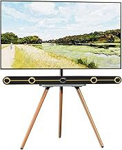 Universal TV Stand with PUTORSEN Tripod - Screens Measuring Between 45 and 65 Inches - LCD/LED/OLED/QLED TVs - 360° Swivel and Adjustable Height - VESA 600 x 400 - Black