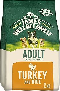 James Wellbeloved Adult Turkey & Rice 2 kg Bag, Hypoallergenic Dry Dog Food