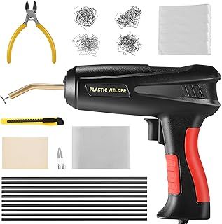 2 in 1 Plastic Welding Kit - Hot Stapler & Plastic Welder Gun for Car Bumper Repair