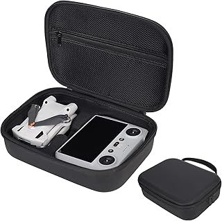 Storage Bag for DJI Mini 3-Newest Portable Mini 3 / Mini 3 Pro Drone Case Travel Handbag Carrying case Compatible with DJI Mini 3 / Mini 3 Pro, DJI RC/DJI RC-N1 Remote Controller and Accessories-Black