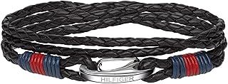Tommy Hilfiger Jewelry Men's Leather Bracelet Black - 2700534