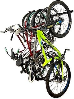 StoreYourBoard 5 Bike Storage Rack, Cycling Wall Mount Hook System, Home and Garage Adjustable Bicycle Hanging Organizer