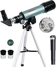 Telescope for Kids, Astronomical Telescope Zoom 90X HD Outdoor Monocular Space Telescopes Portable Refractor Spotting Scope With Tripod, Telescope for Adults, Kids and Beginner
